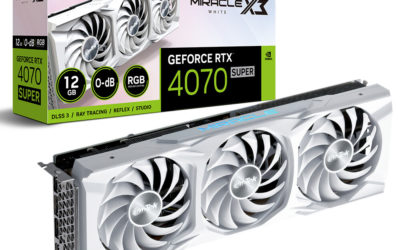 EMTEK выпускает видеокарту GeForce RTX 4070 SUPER MIRACLE X3 White 12 ГБ