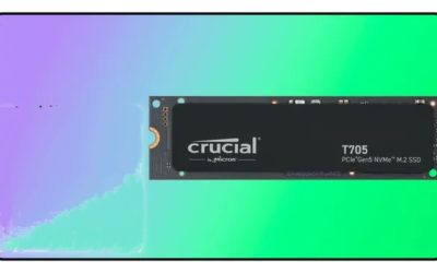 Сверхбыстрый твердотельный накопитель Crucial T705 PCIe 5.0 емкостью 1 ТБ со скоростью 13 600 МБ/с