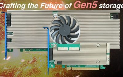 HighPoint представляет коммутатор PCIe Gen5 Rocket NVMe и адаптеры M.2 RAID AIC: до 32 твердотельных накопителей и хранилище емкостью 960 ТБ на слот PCIe