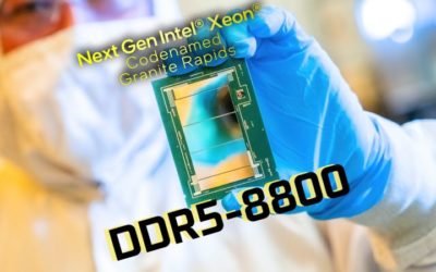 Intel подтверждает наличие памяти DDR5-8800 для процессоров Granite Rapids «Xeon 6» и JEDEC DDR5-8800 для серверов нового поколения