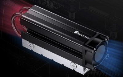 Jonsbo представляет новый SSD-кулер Gen5 с двойной тепловой трубкой и встроенным вентилятором со скоростью 10 000 об/мин