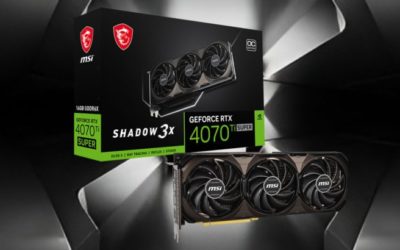 MSI представляет новейшую видеокарту GeForce RTX 4070 Ti SUPER Shadow 3X с новой цветовой схемой