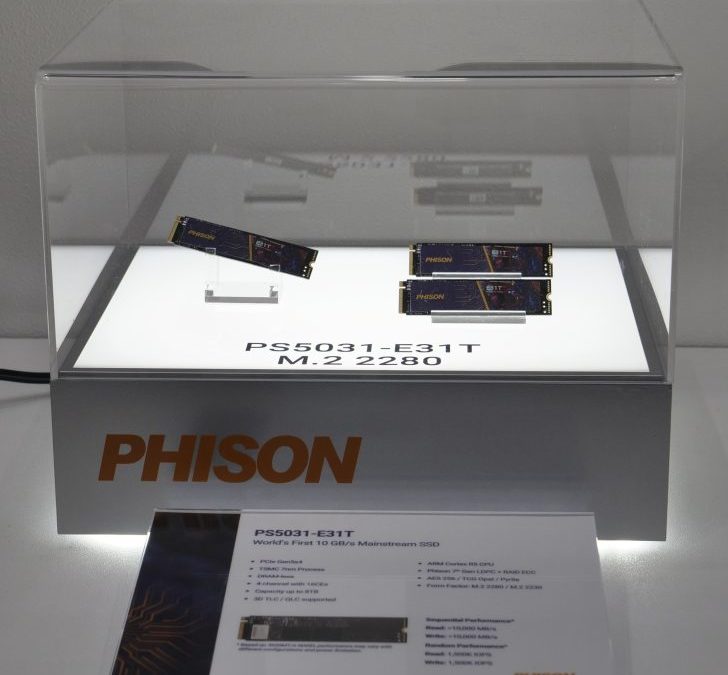 Контроллер SSD Phison E31T обеспечивает доступную конструкцию Gen5 без радиатора