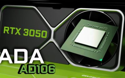 NVIDIA готовит GeForce RTX 3050 A GPU для ноутбуков с чипом AD106 «Ada»