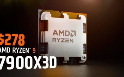 AMD Ryzen 9 7900X3D по невероятной цене в 278 долларов США: 12 ядер с 3D V-Cache