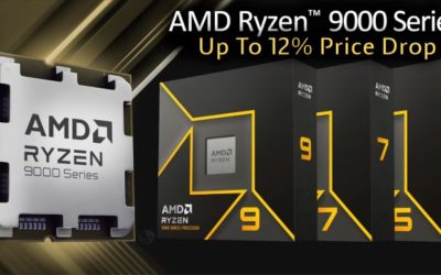 Цены на процессоры AMD Ryzen 9000 «Zen 5» для настольных ПК снизились на 12% в течение месяца запуска: 9950X — 619 долларов, 9900X — 439 долларов, 9700X — 349 долларов, 9600X — 259 долларов